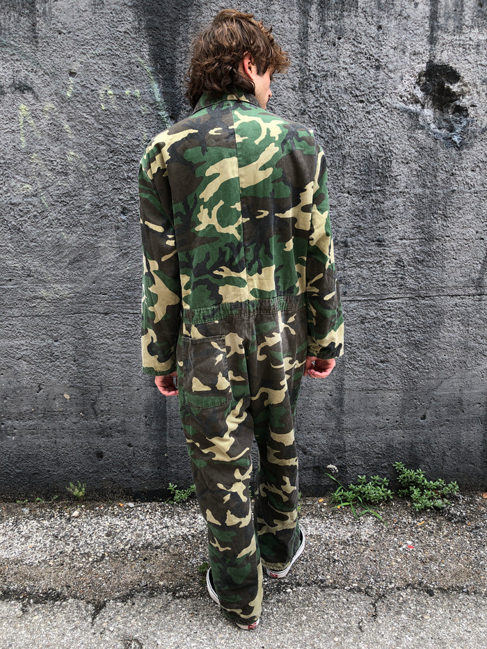 80s Liberty USA Camo Coveralls XL