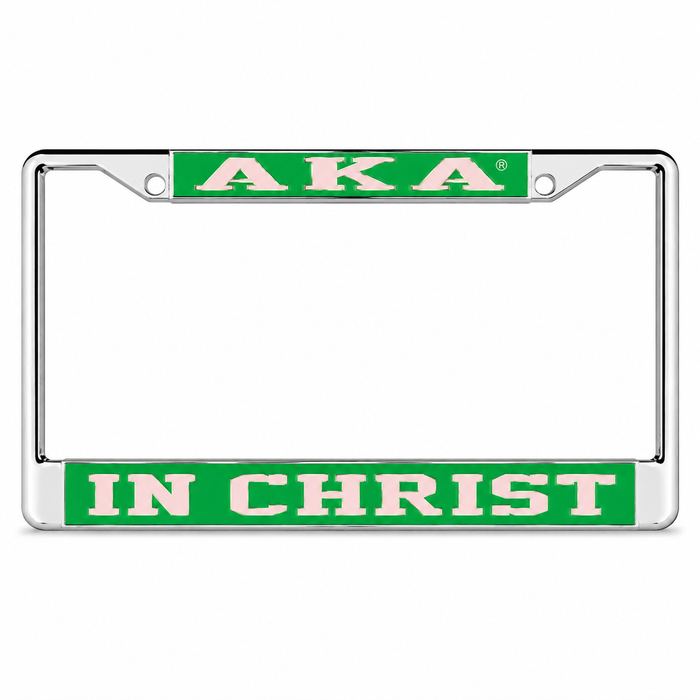 AKA In Christ Auto Frame Green/Pink