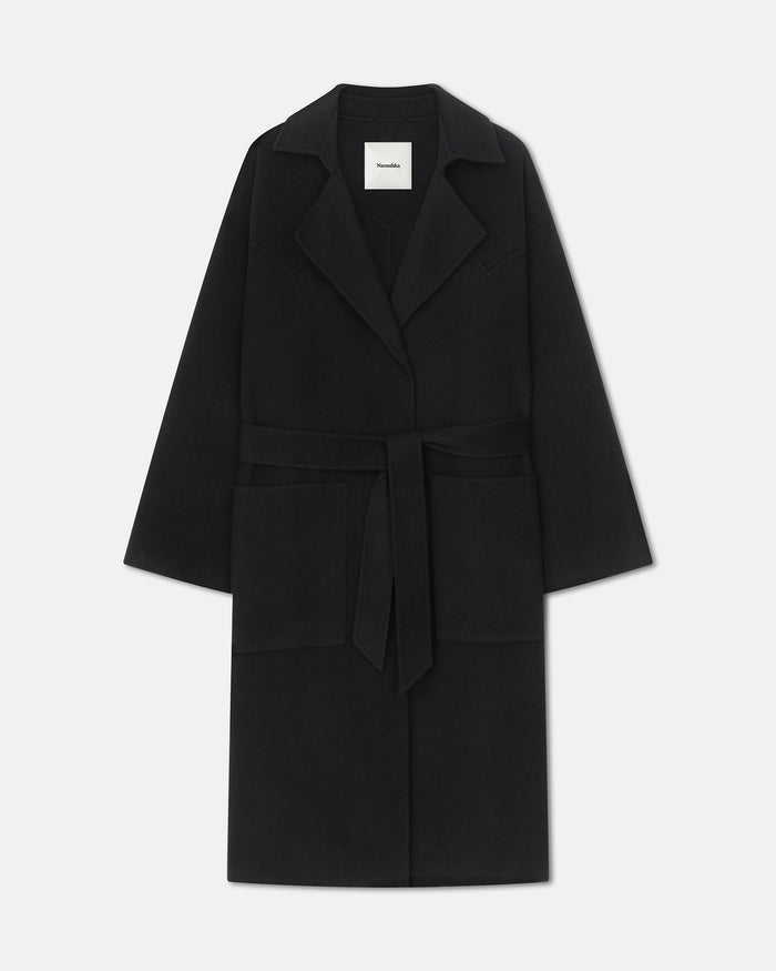 Alamo - Robe coat - Black