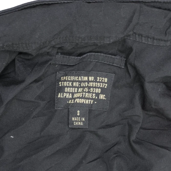 Alpha Industries Women's Fusion Black and Olive Field Jacket - Small - Army & Outdoors - Field Jackets