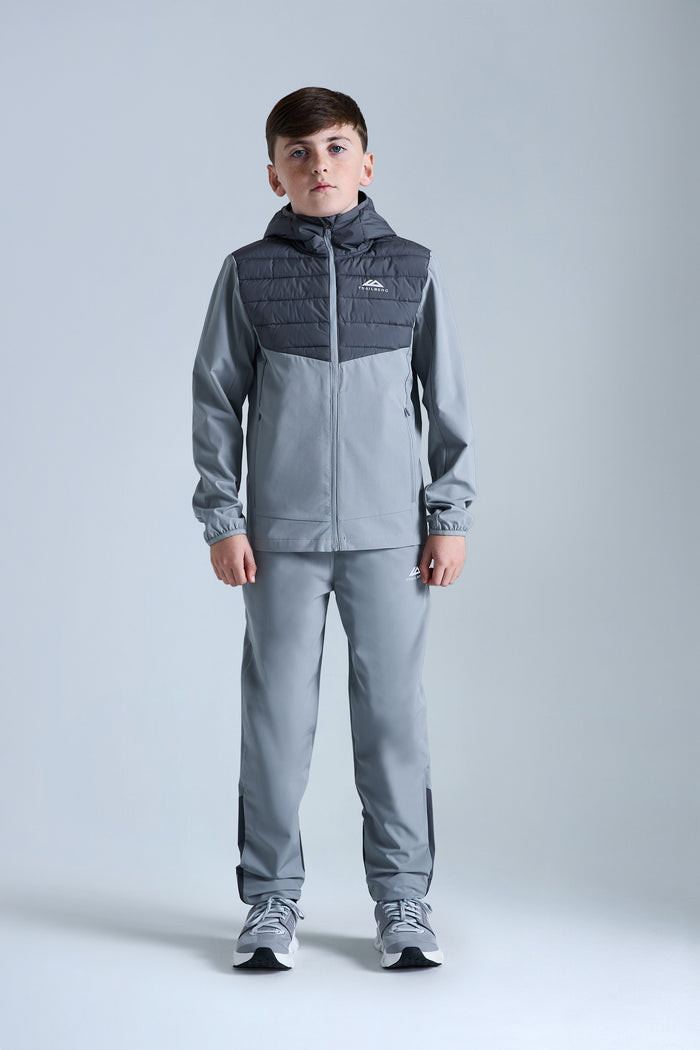 Boys Dune Hybrid Jacket - Moon Grey/Iron Grey
