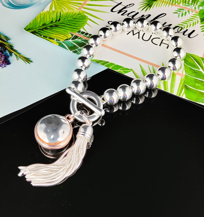 Cute Tassell Bracelet - Silver