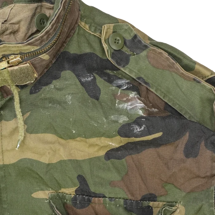 Duck Bay Woodland M65 Style Field Jacket - XLarge - Army & Outdoors - Field Jackets