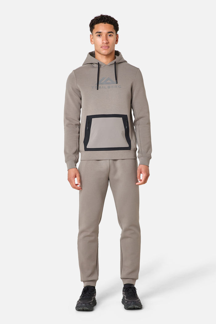 Energy Fleece Hood - Mocha