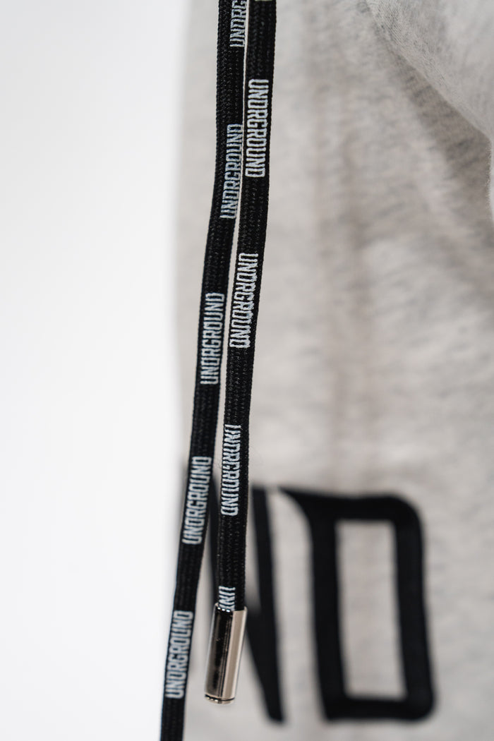 Grey 3D Embroidered Trackpants