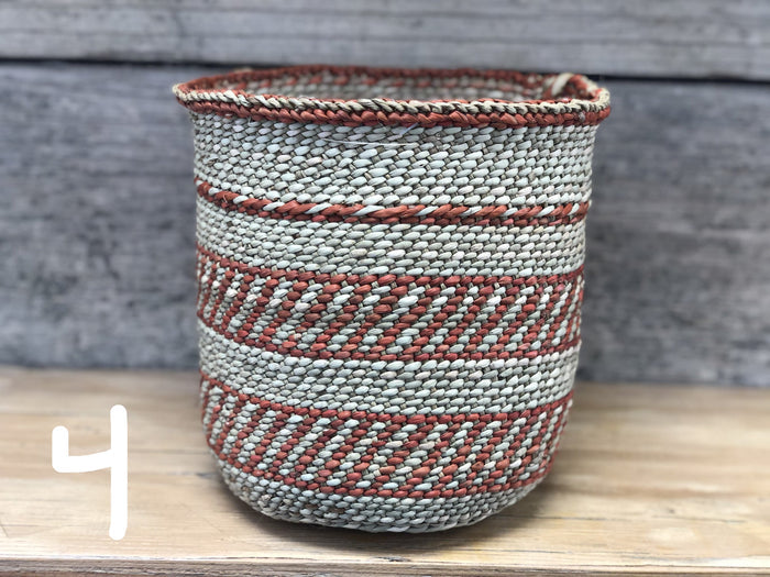Iringa Striped Baskets - Medium