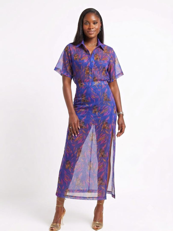 LAMI SKIRT - BLUE