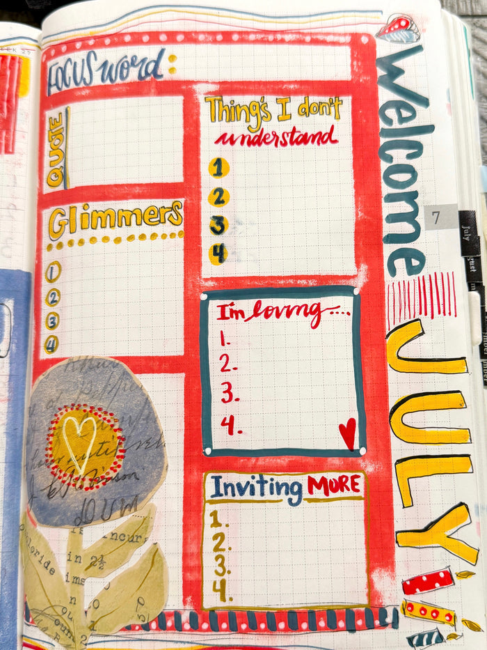 Leaca Young | Journal Grid | Foam Stamp