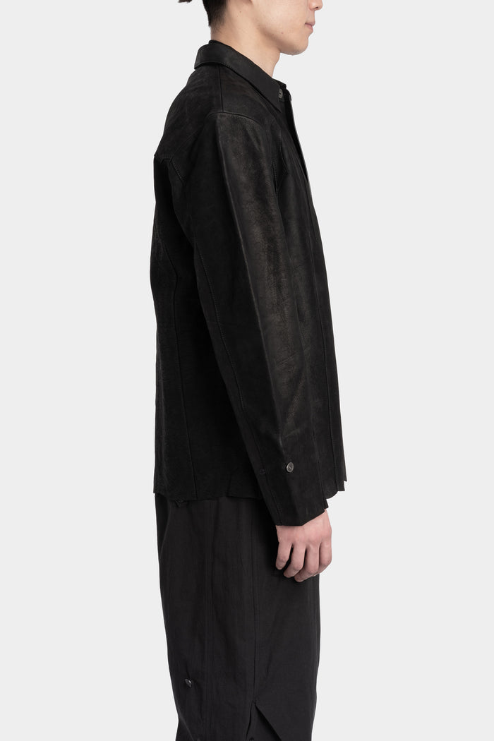 Professor. E | " Forgotten materials" Leather shirt 25FW-PE-FM-14