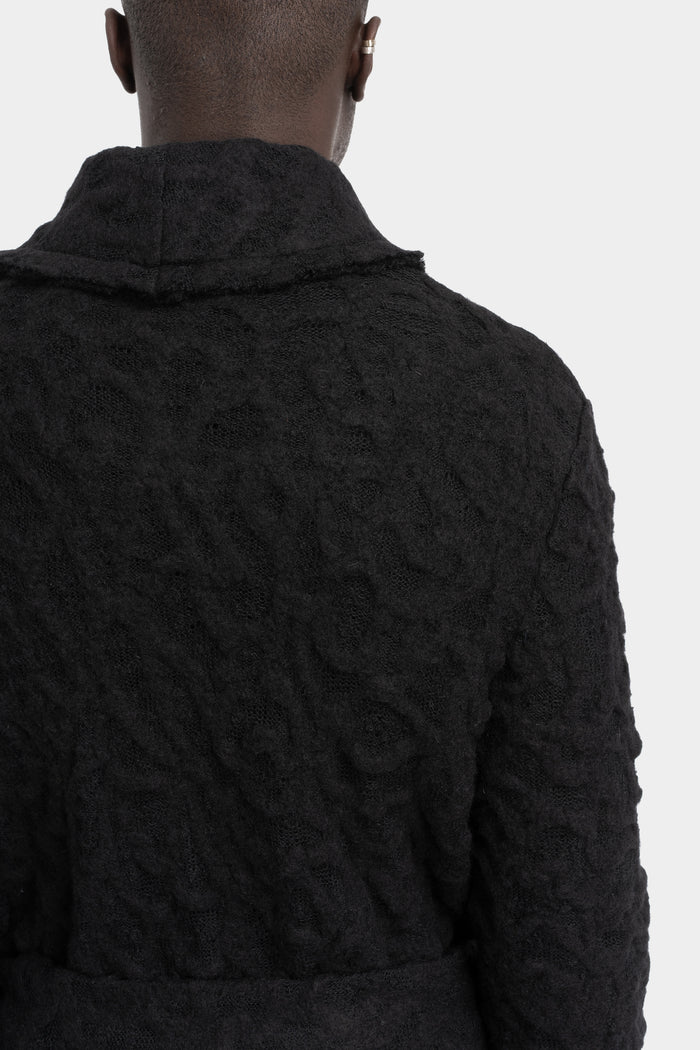 NostraSantissima | AW25 - Long wool knit cardigan WM134