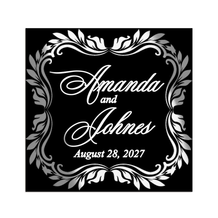 1.75" - 22 Labels / Silver Foil