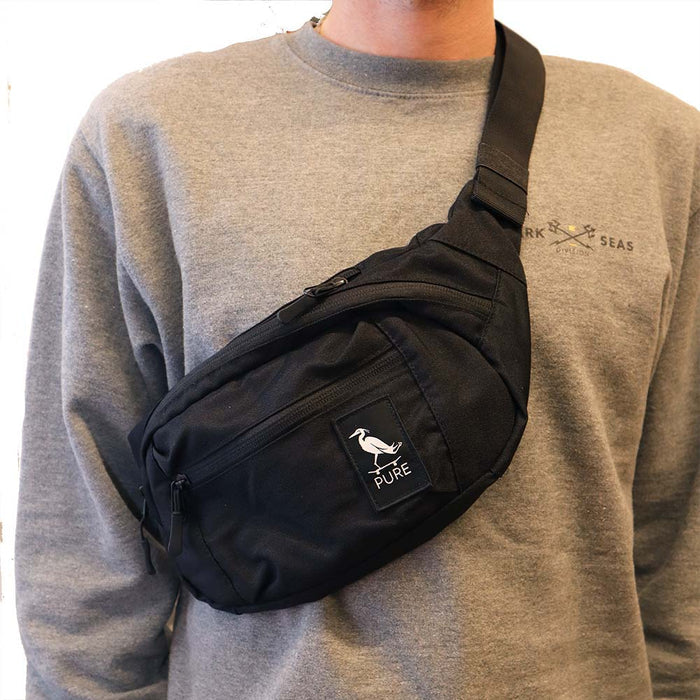 Pure Heron Side Bag Black pure boardshop