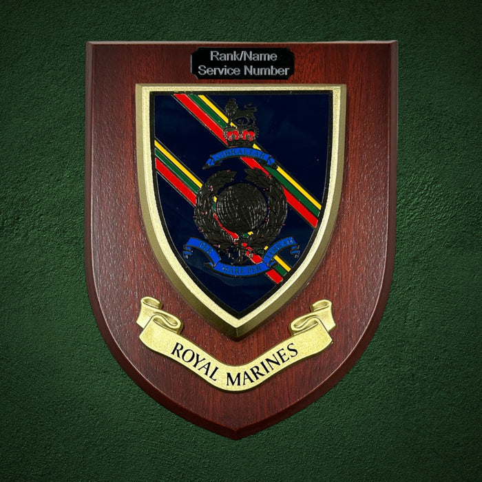 Royal Marines Plaque