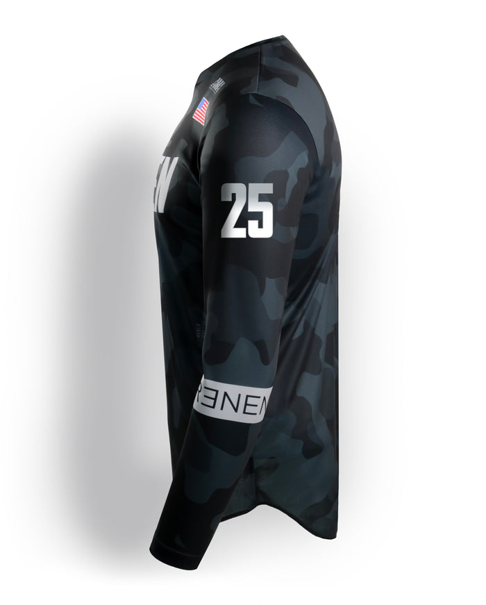 S1125 "BLACK CAMO" Jersey (customizable)