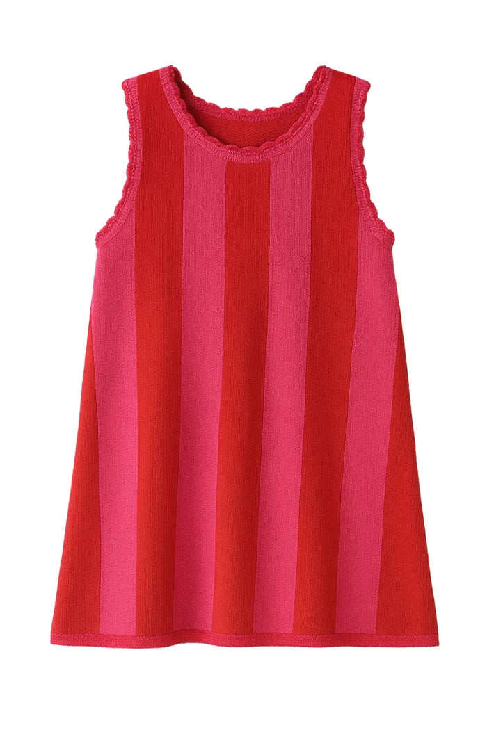 Seaesta Striped Knit Mini Dress