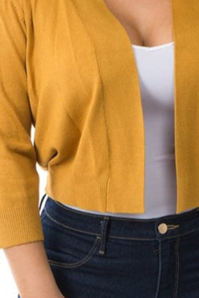 Short Cardi in Dijon