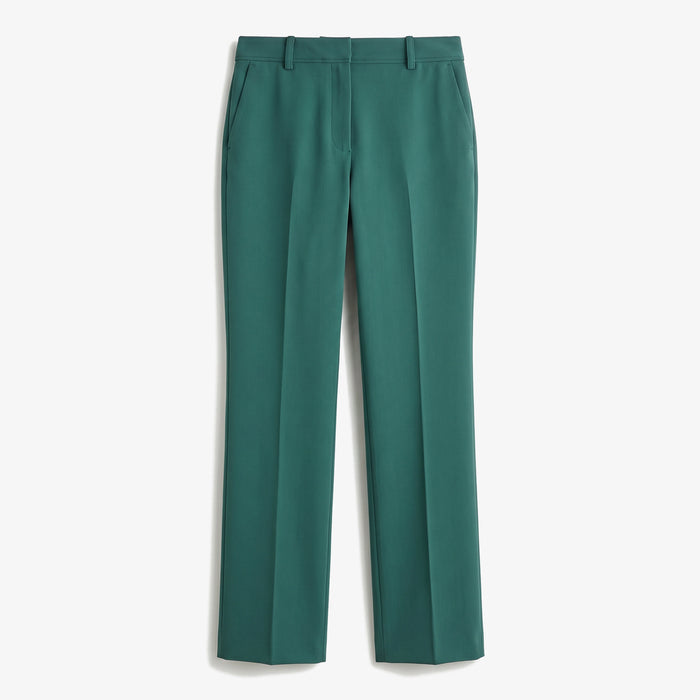 Teal pants on a white background