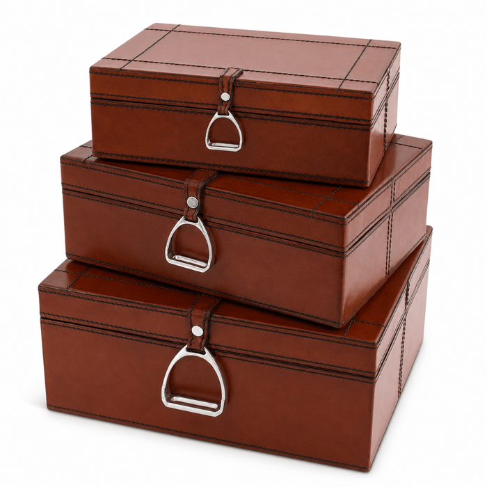 Stirrup Small Leather Box 1