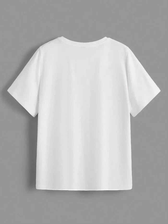 SXV 'you + i’ Printed Cool Aesthetic Oversized Baggy T-shirt