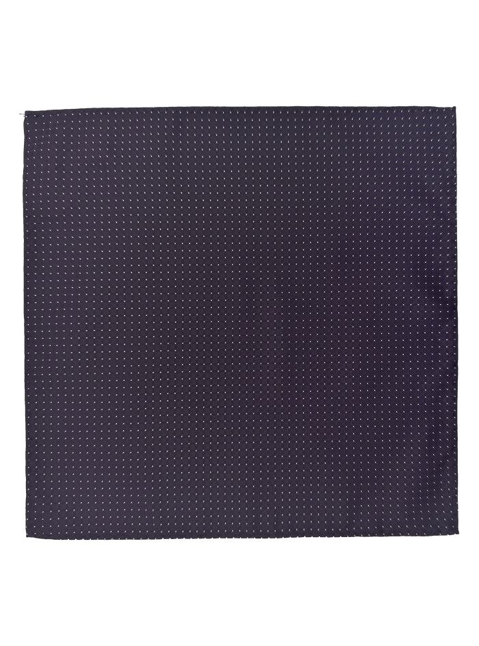 Tribeca Aubergine Dotted Pocket Square