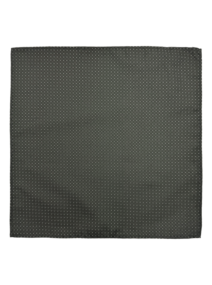 Tribeca Charcoal Dotted Pocket Square