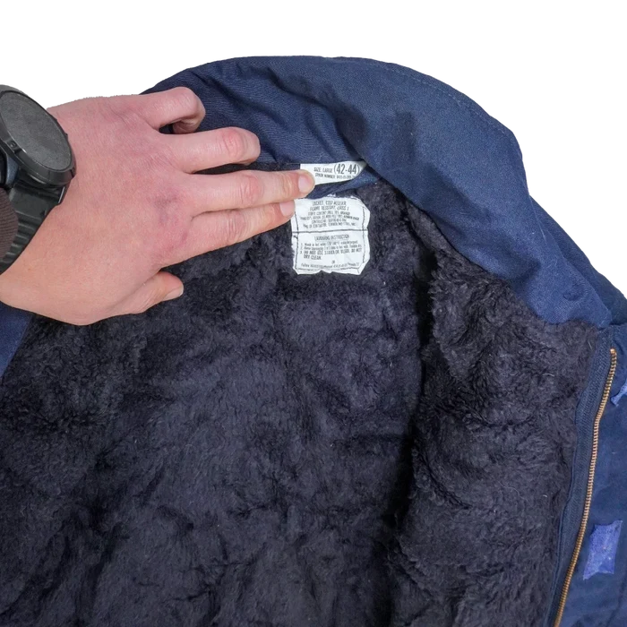 US Navy Blue A-2 Cold Weather Deck Jacket - Large - US Navy Surplus - Field Jackets