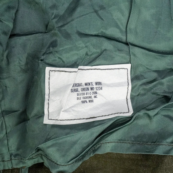 USMC Wool Overcoat - 40S, Medium - USMC Surplus - Great Coats