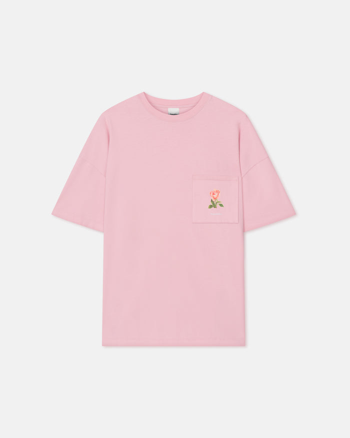 Wren - Printed Cotton-Jersey T-Shirt - Pink/Roses