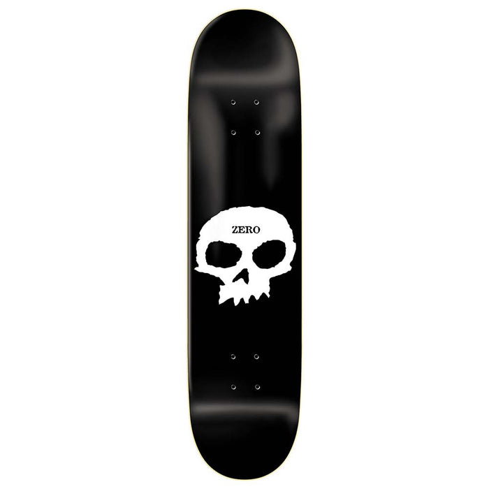 Zero Single Skull Skateboard Deck Black Pure Board Shop