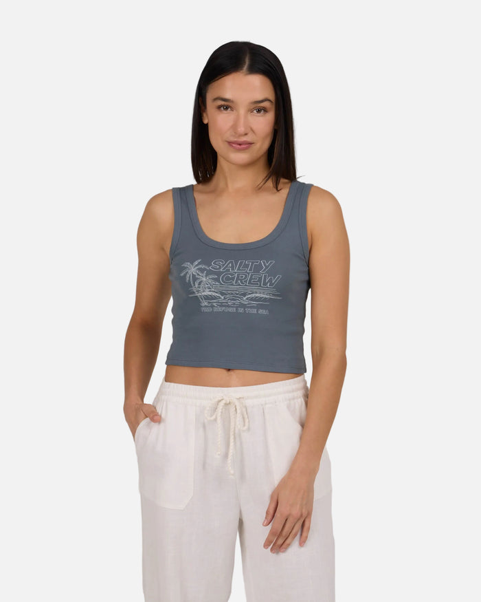 Salty crew TANK STANDARD A Frame Tank - Fin Blue in Fin Blue