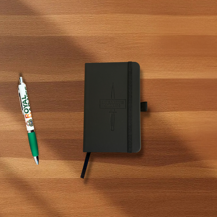 A6 Notebook - Black Hard Back