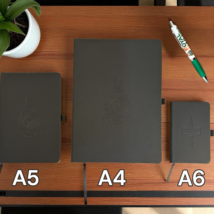 A6 Notebook - Black Hard Back