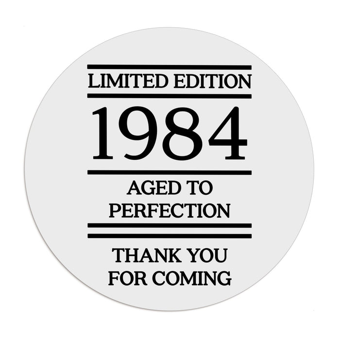 1.25" - 12 Labels / Black