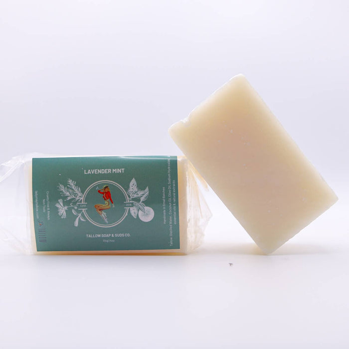 All Natural Tallow Soap, Lavender Mint & Unscented