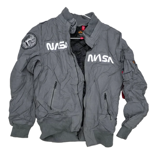 Alpha Industries NASA Flight Jacket - Small - Army & Outdoors - Flight Jackets