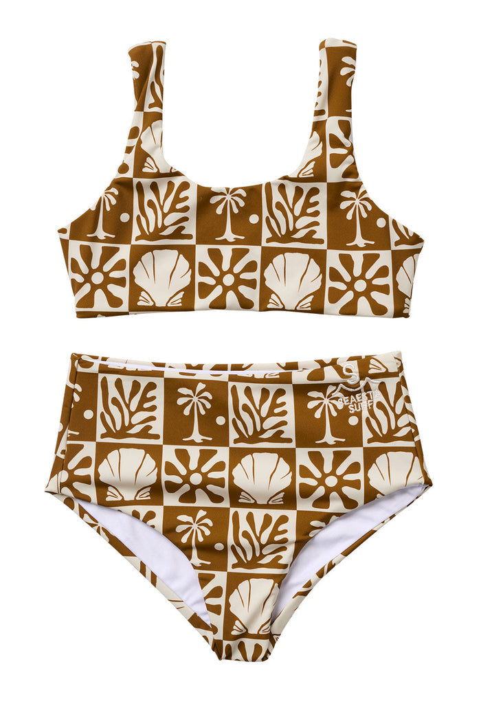 Beach Checks Two Piece Swimsuit