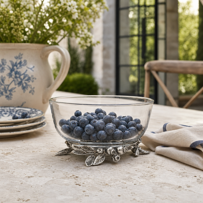 Blueberry Glass Bowl 6