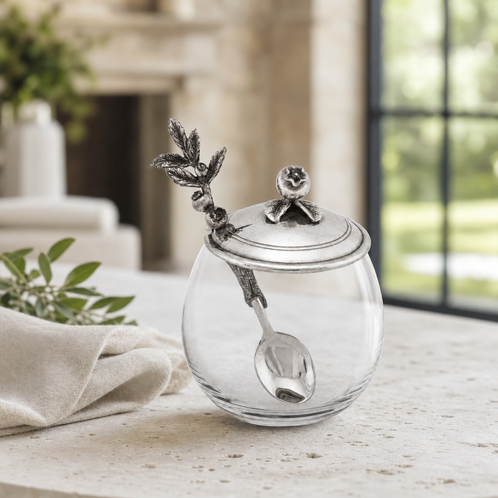 Blueberry Jam Jar with Spoon 4