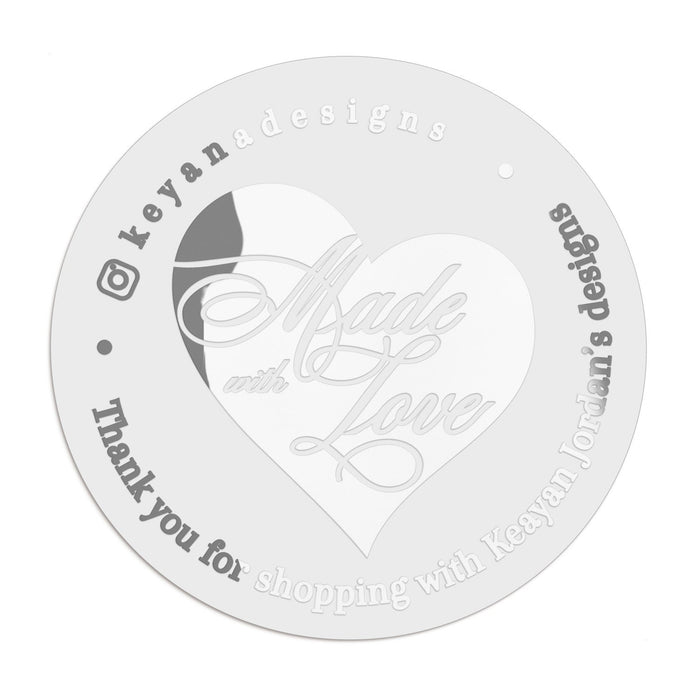 1.75" - 22 Labels / Silver Foil