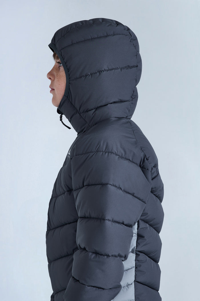 Boys Climate Insulated Jacket - Iron Grey/Moon Grey