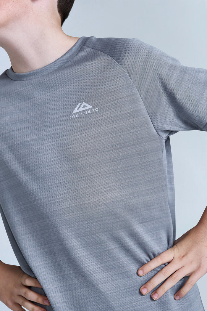 Boys Cloud 2.0 Tee - Moon Grey/Iron Grey