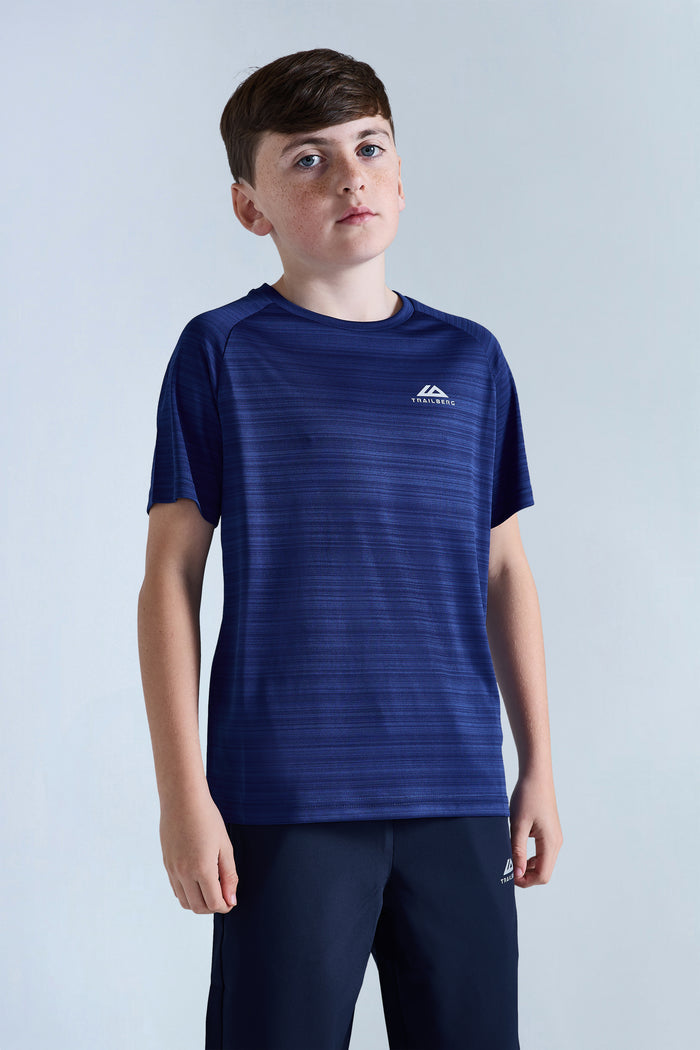 Boys Cloud 2.0 Tee - Space Blue/Navy Blue