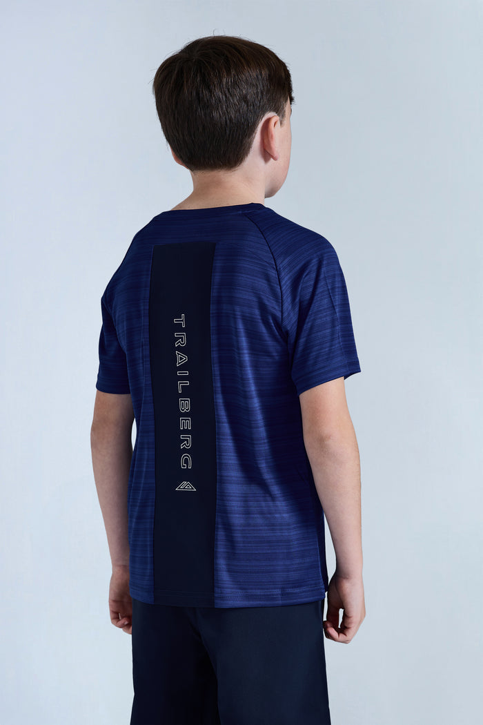 Boys Cloud 2.0 Tee - Space Blue/Navy Blue