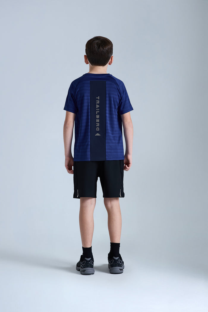 Boys Cloud 2.0 Tee - Space Blue/Navy Blue