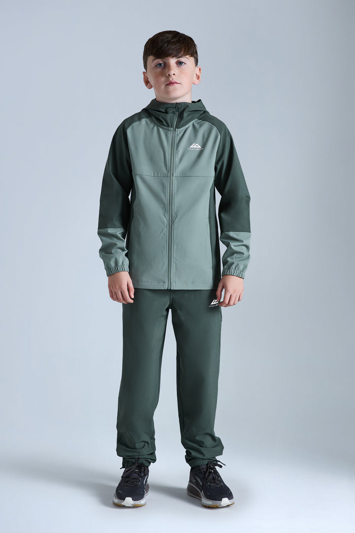 Boys Essentials Tracksuit - Tidal Green/Dark Fern
