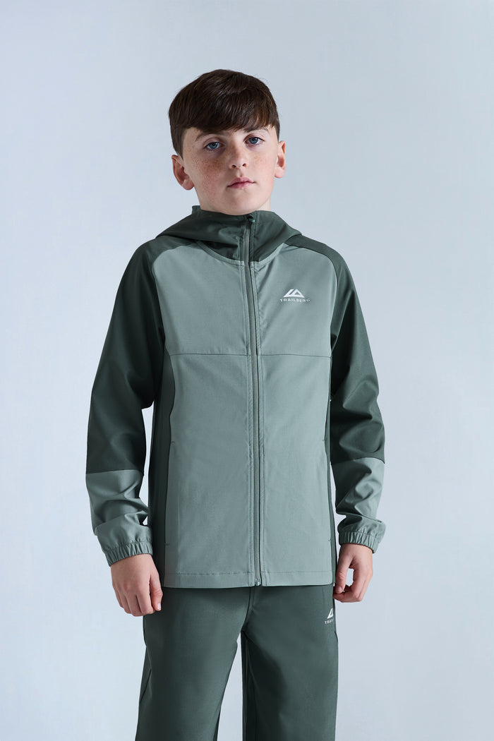 Boys Essentials Tracksuit - Tidal Green/Dark Fern