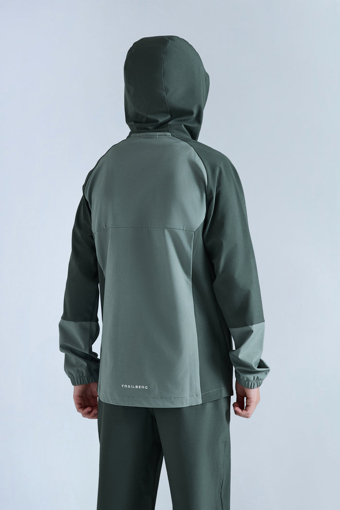 Boys Essentials Tracksuit - Tidal Green/Dark Fern