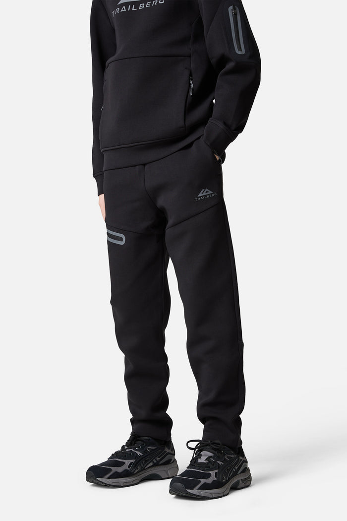Boys Ignite Poly Fleece Pant - Black