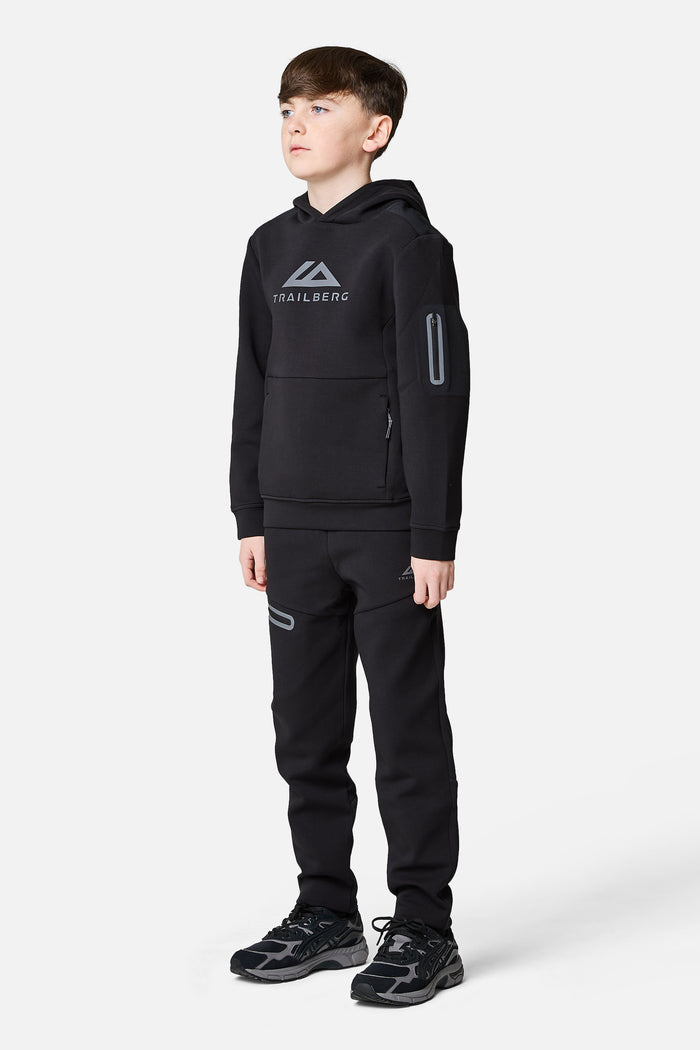 Boys Ignite Poly Fleece Pant - Black