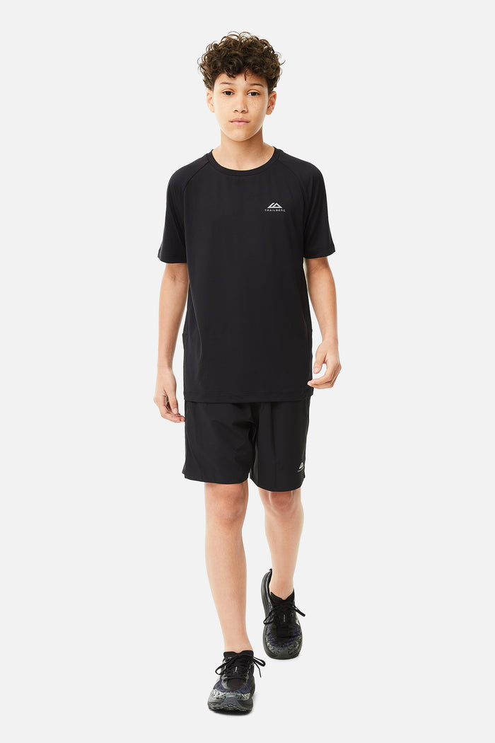 Boys Rapid Keyline Tee - Black/Volcano Grey